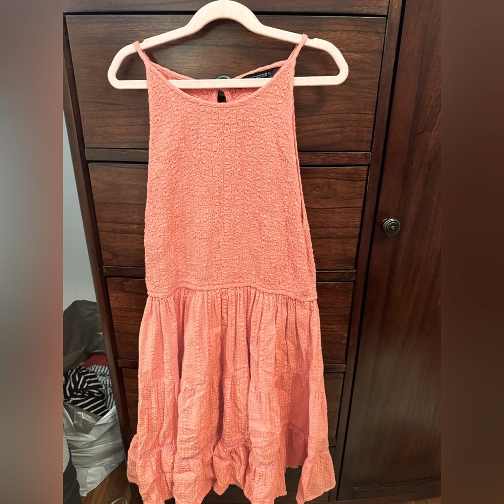 Zara women’s coral mini dress size M